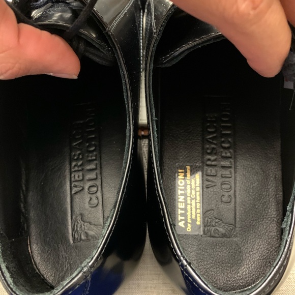 Versace Collection Polished Derby Dress Sh… - Picture 3 of 4